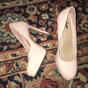 Baby pink Fioni heels